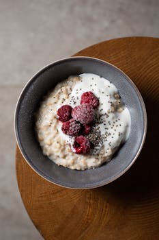 1. Oatmeal Fruit
