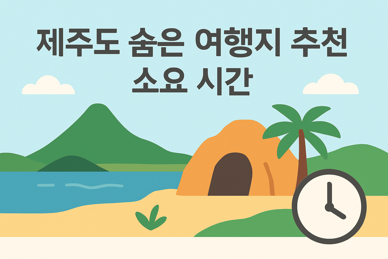 제주도 숨은 여행지 추천