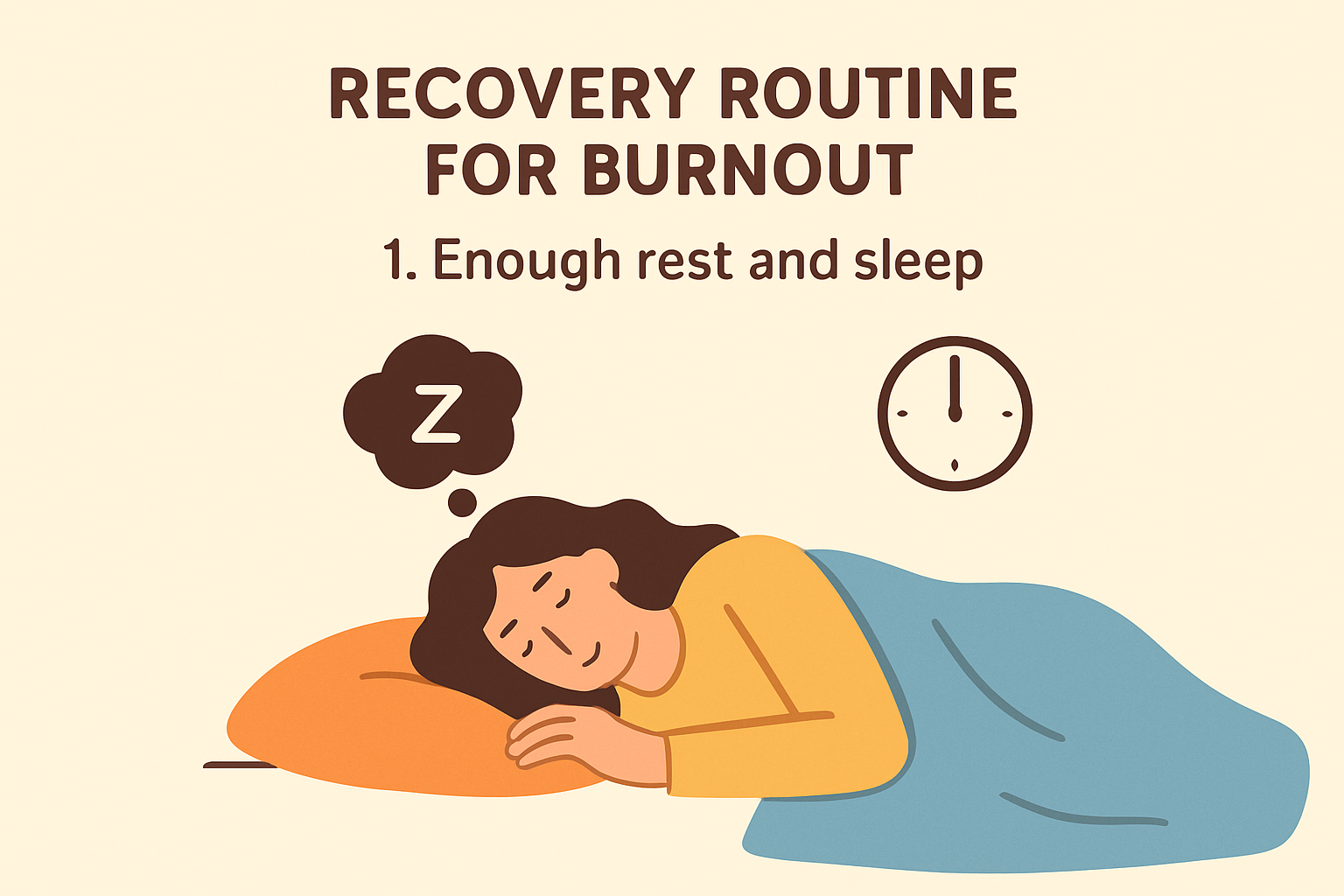 번아웃 왔을 때 회복 루틴 정리