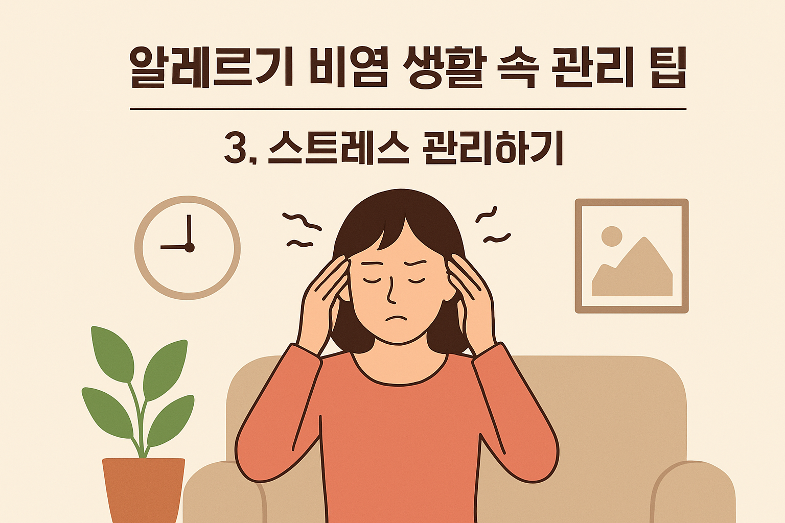 알레르기 비염 생활 속 관리 팁