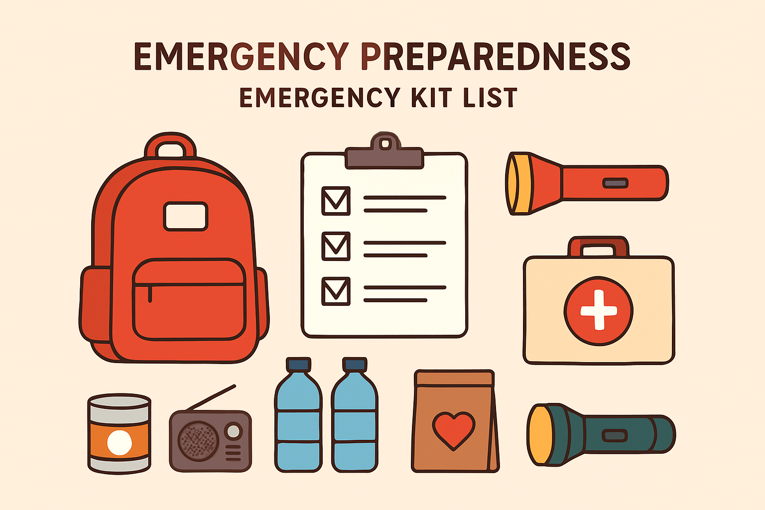 비상용품 리스트 필수 정리