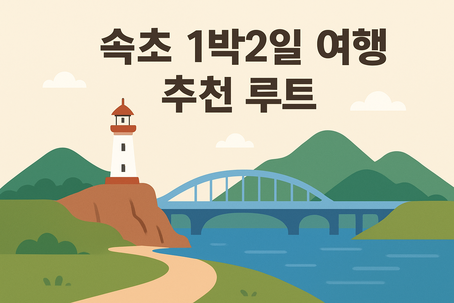 속초 1박2일 여행 추천 루트