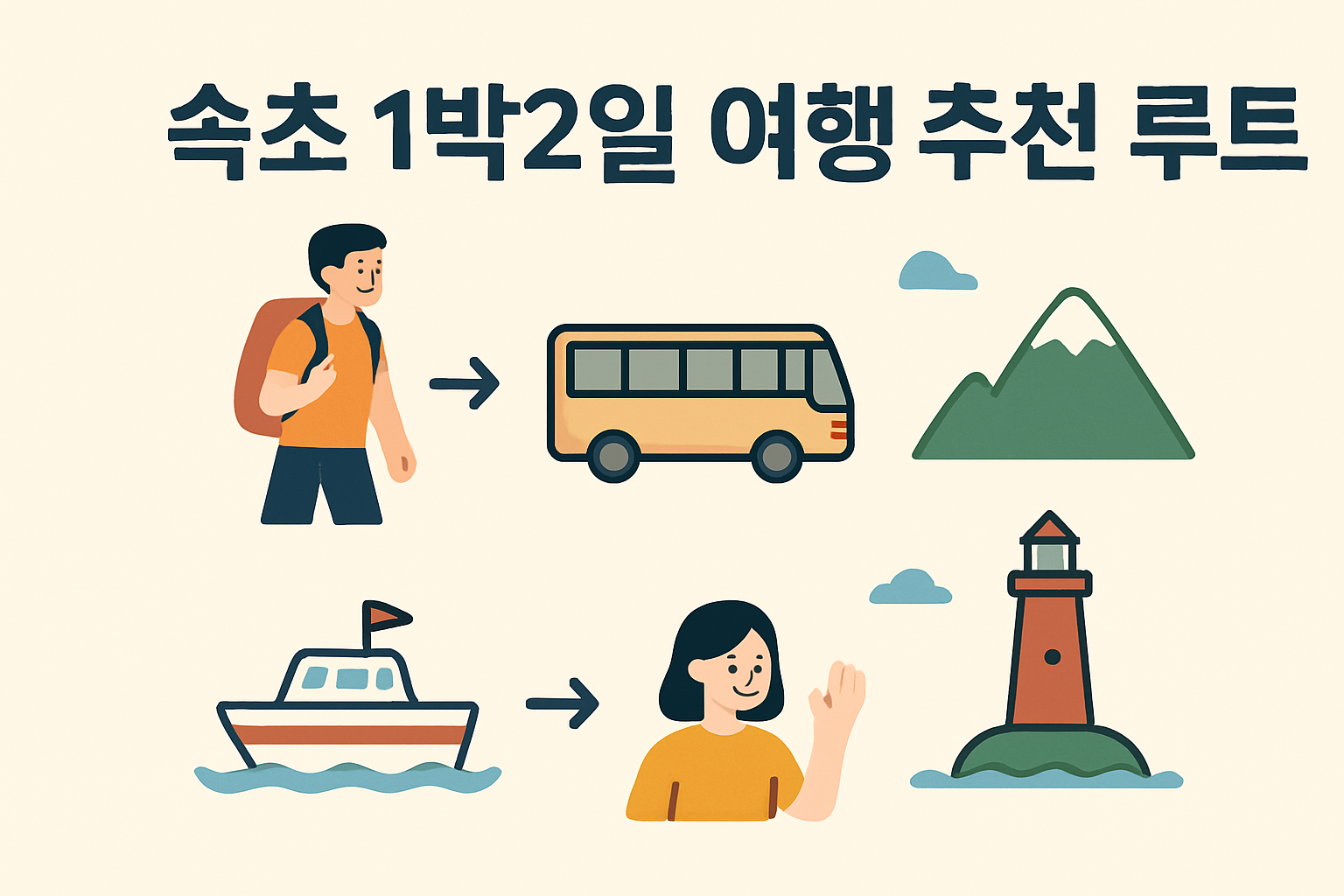 속초 1박2일 여행 추천 루트