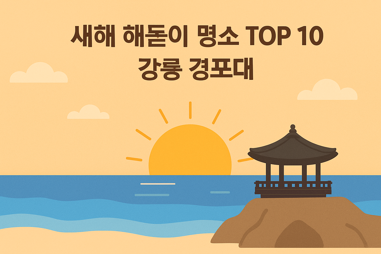 새해 해돋이 명소 top 10