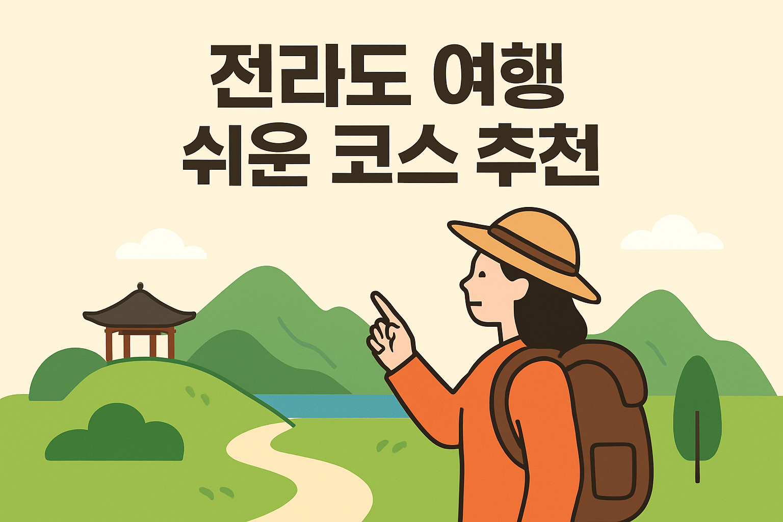 전라도 여행 쉬운 코스 추천