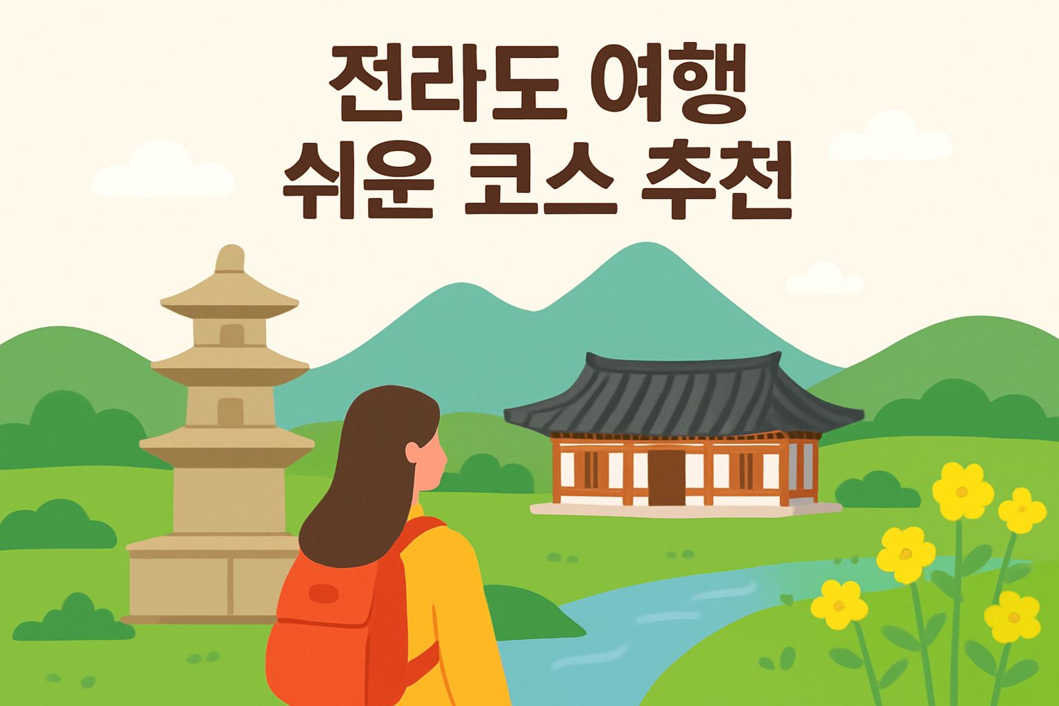 전라도 여행 쉬운 코스 추천