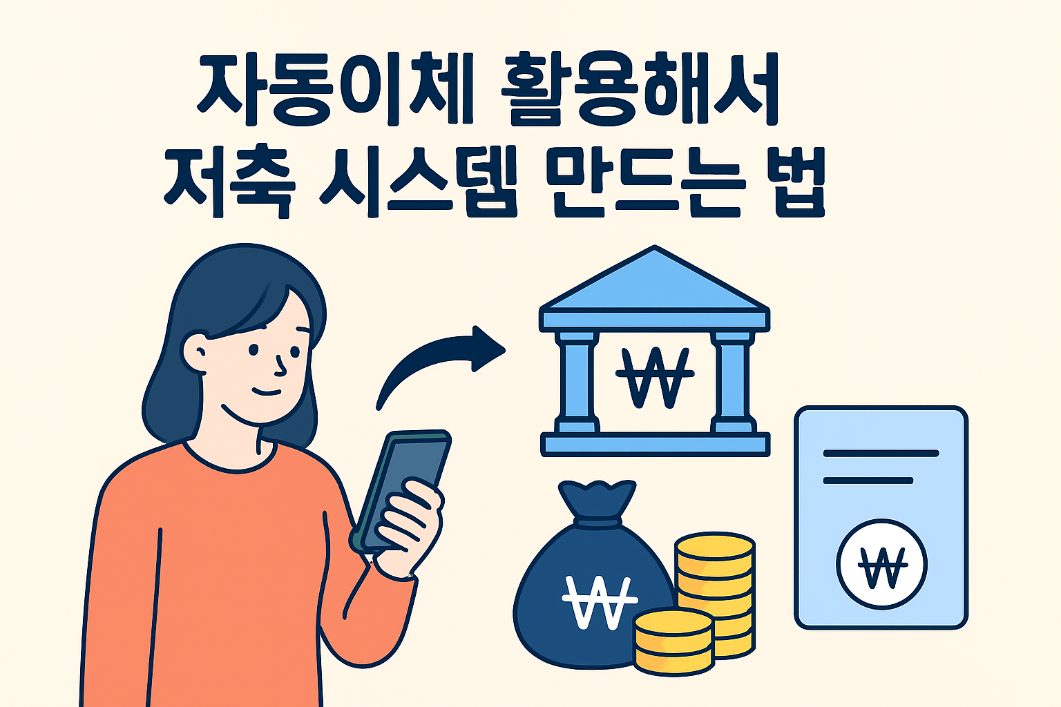 자동이체 활용해서 저축 시스템 만드는법