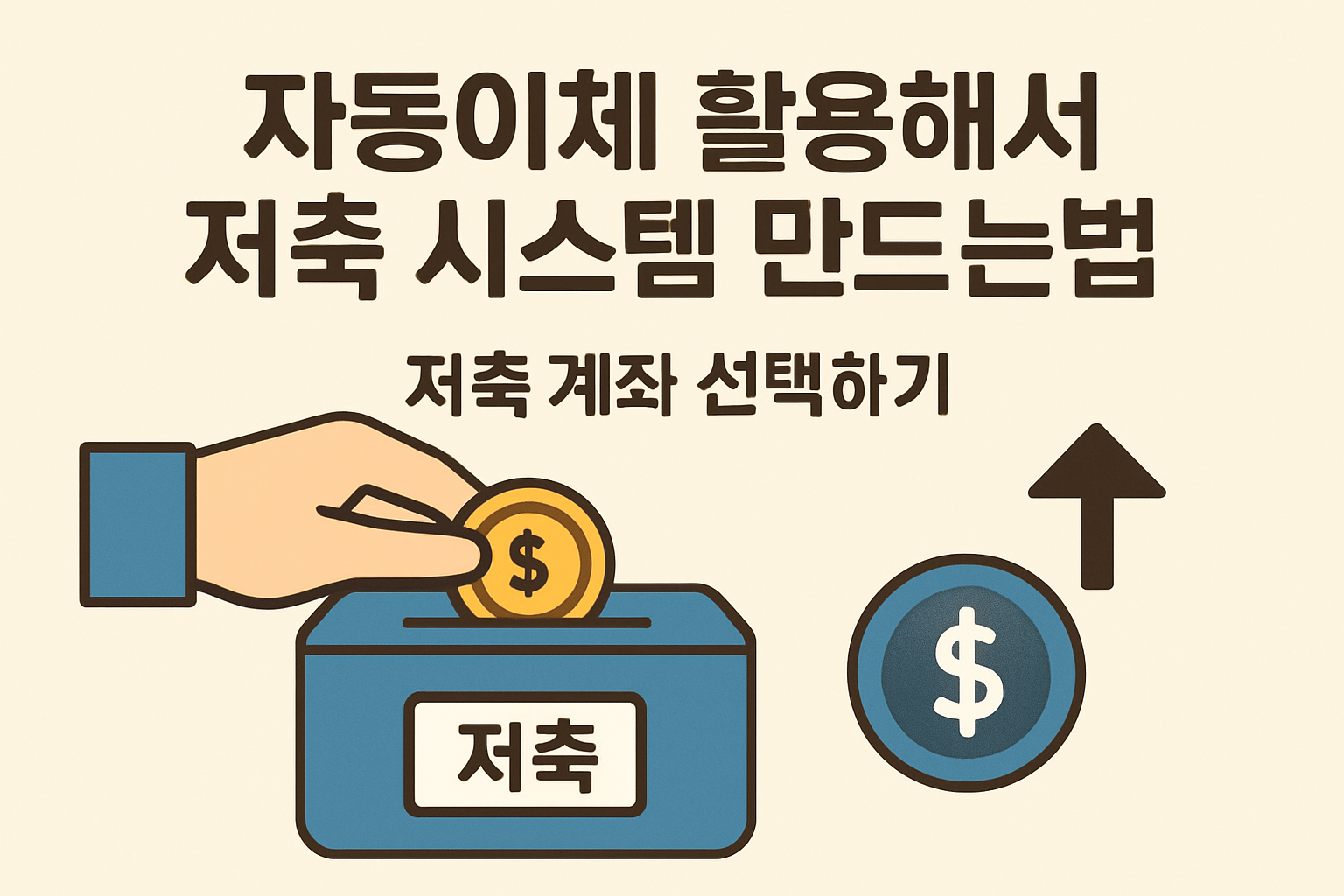 자동이체 활용해서 저축 시스템 만드는법