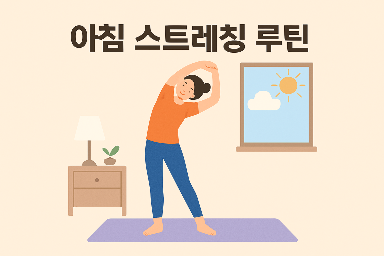 아침 스트레칭 루틴