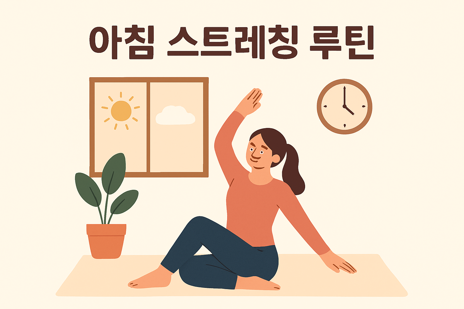 아침 스트레칭 루틴