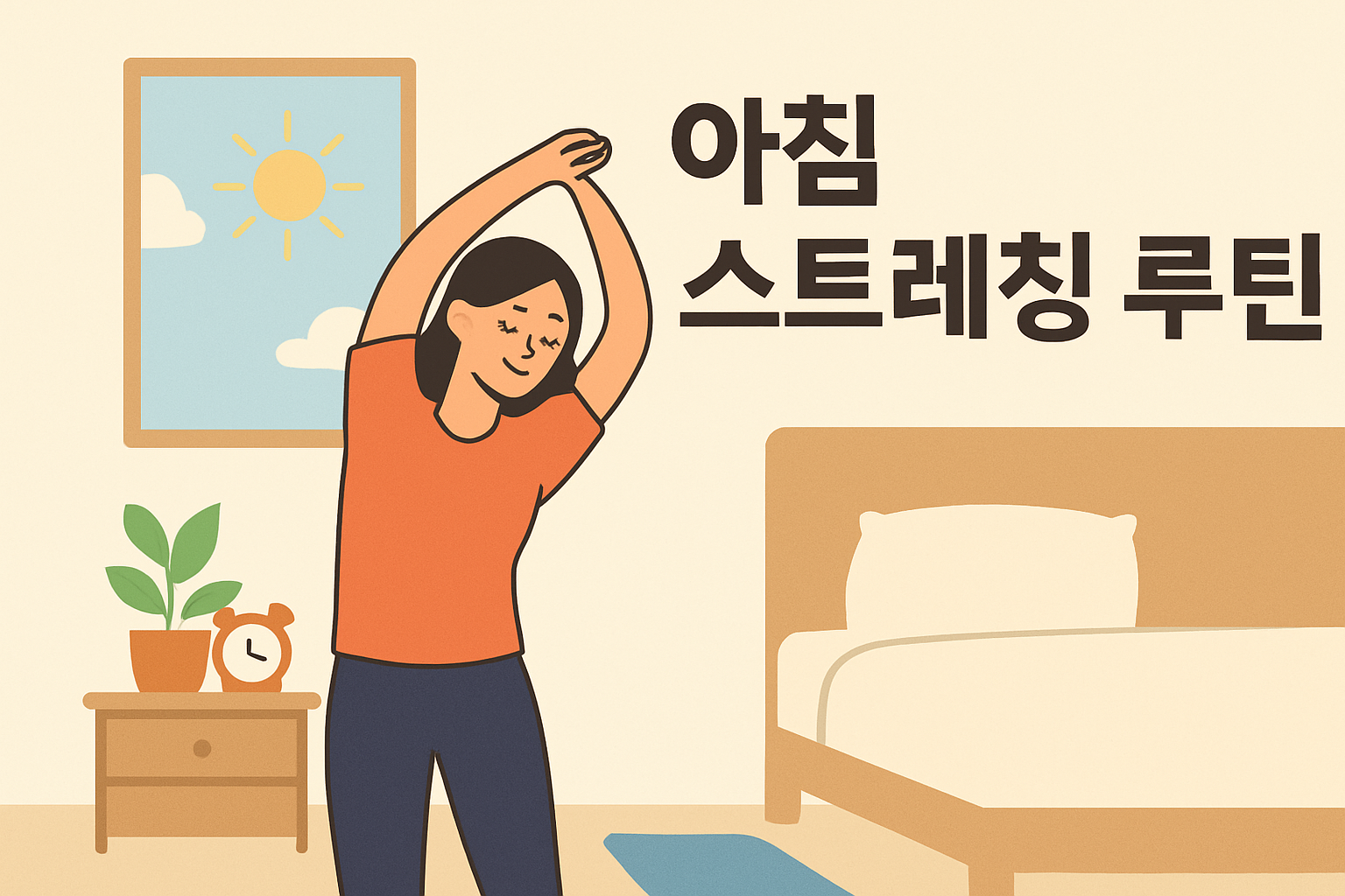 아침 스트레칭 루틴