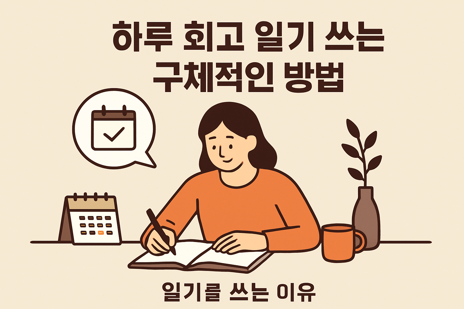 하루 회고 일기 쓰는 구체적인 방법
