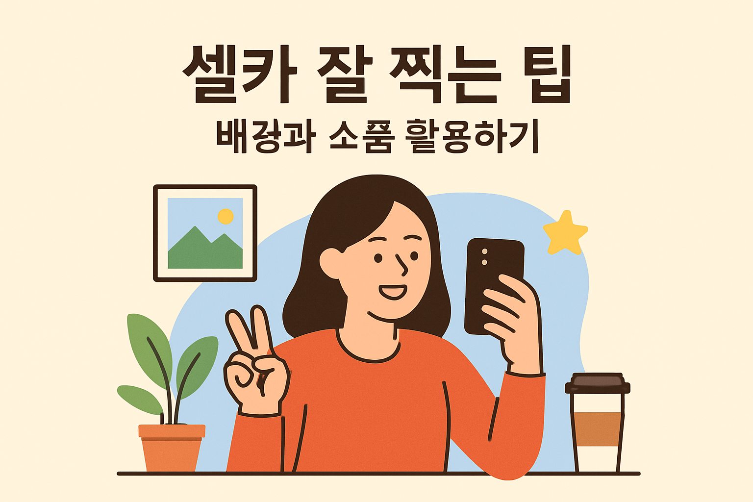 셀카 잘 찍는 팁