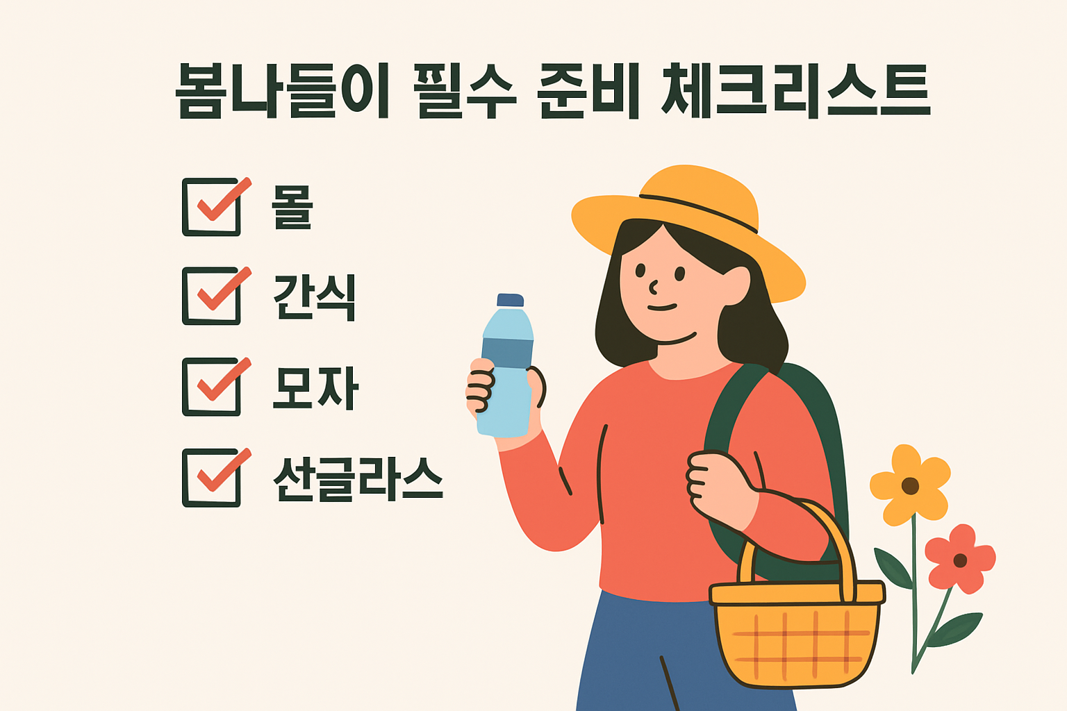 봄나들이 필수 준비 체크리스트