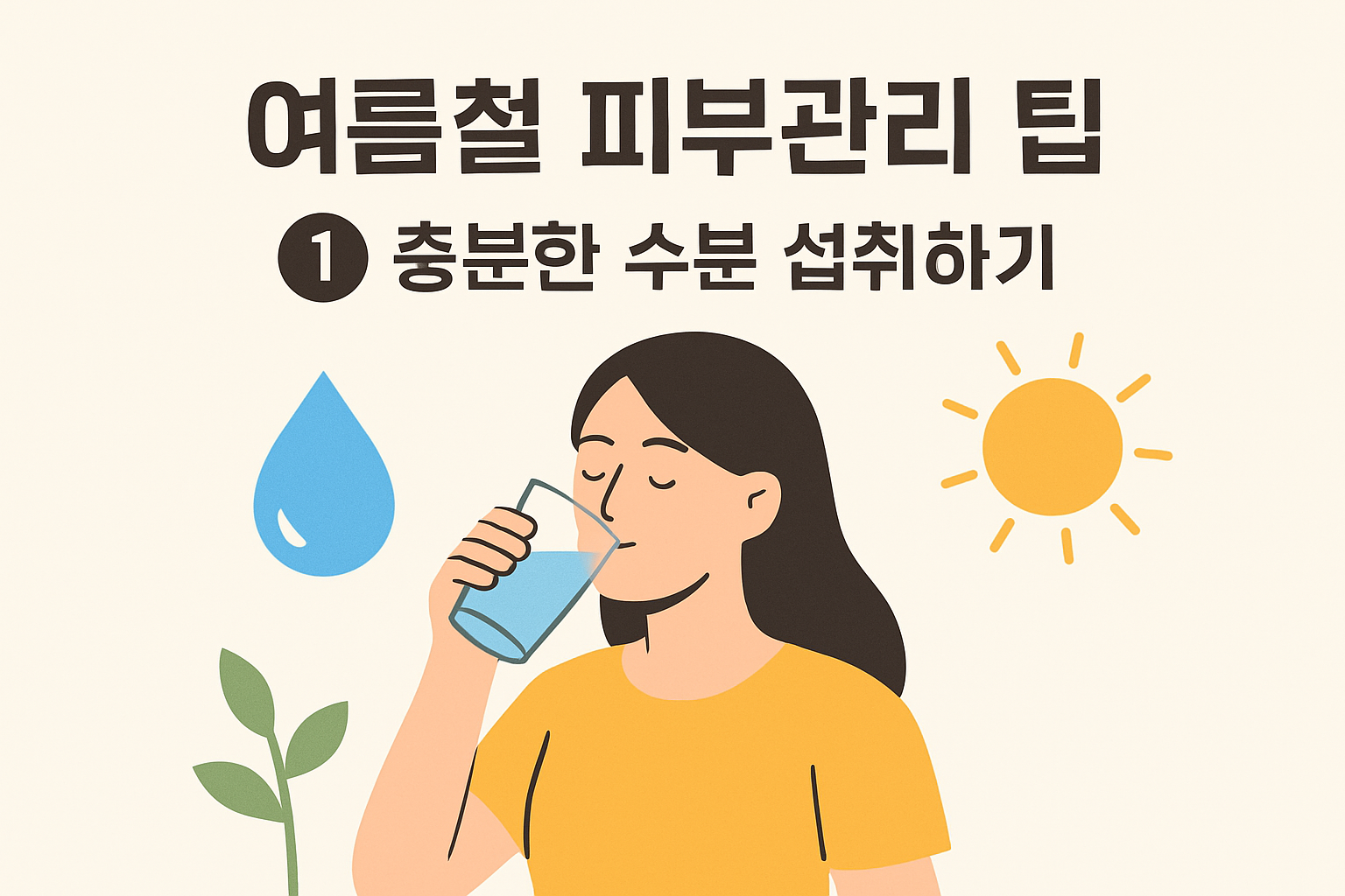 여름철 피부관리 팁