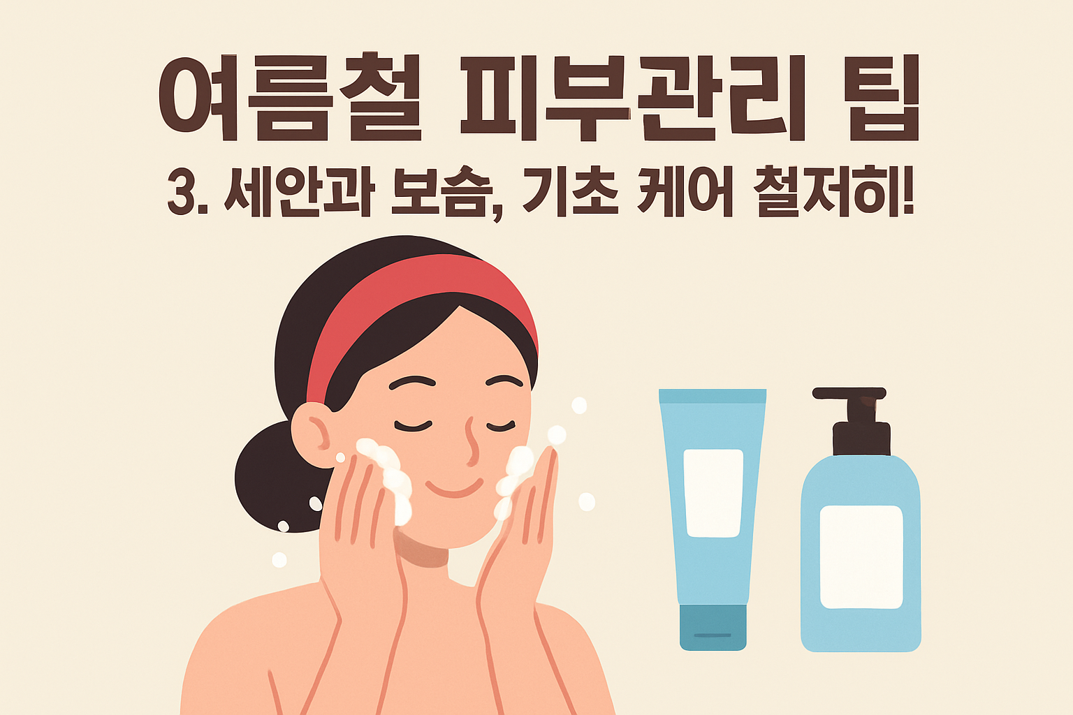 여름철 피부관리 팁