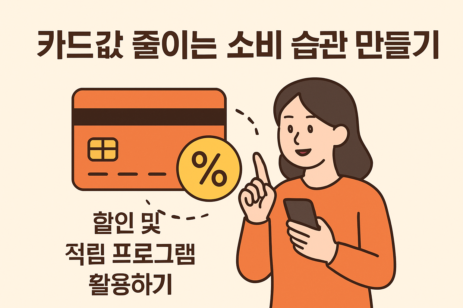 카드값 줄이는 소비 습관 만들기