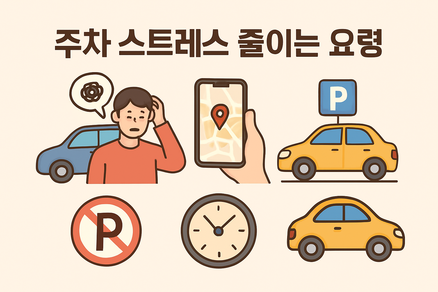 주차 스트레스 줄이는 요령 정리