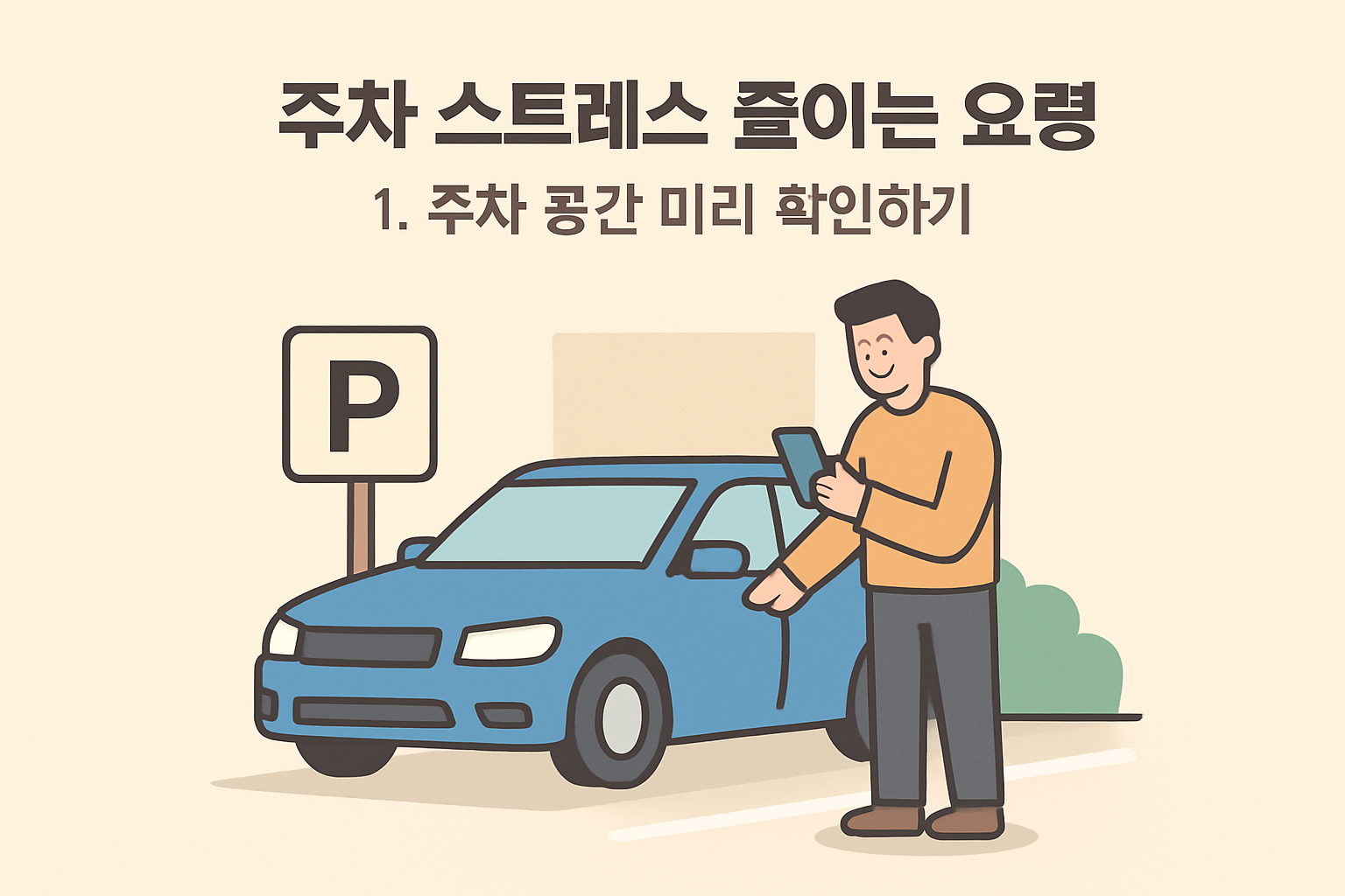 주차 스트레스 줄이는 요령 정리
