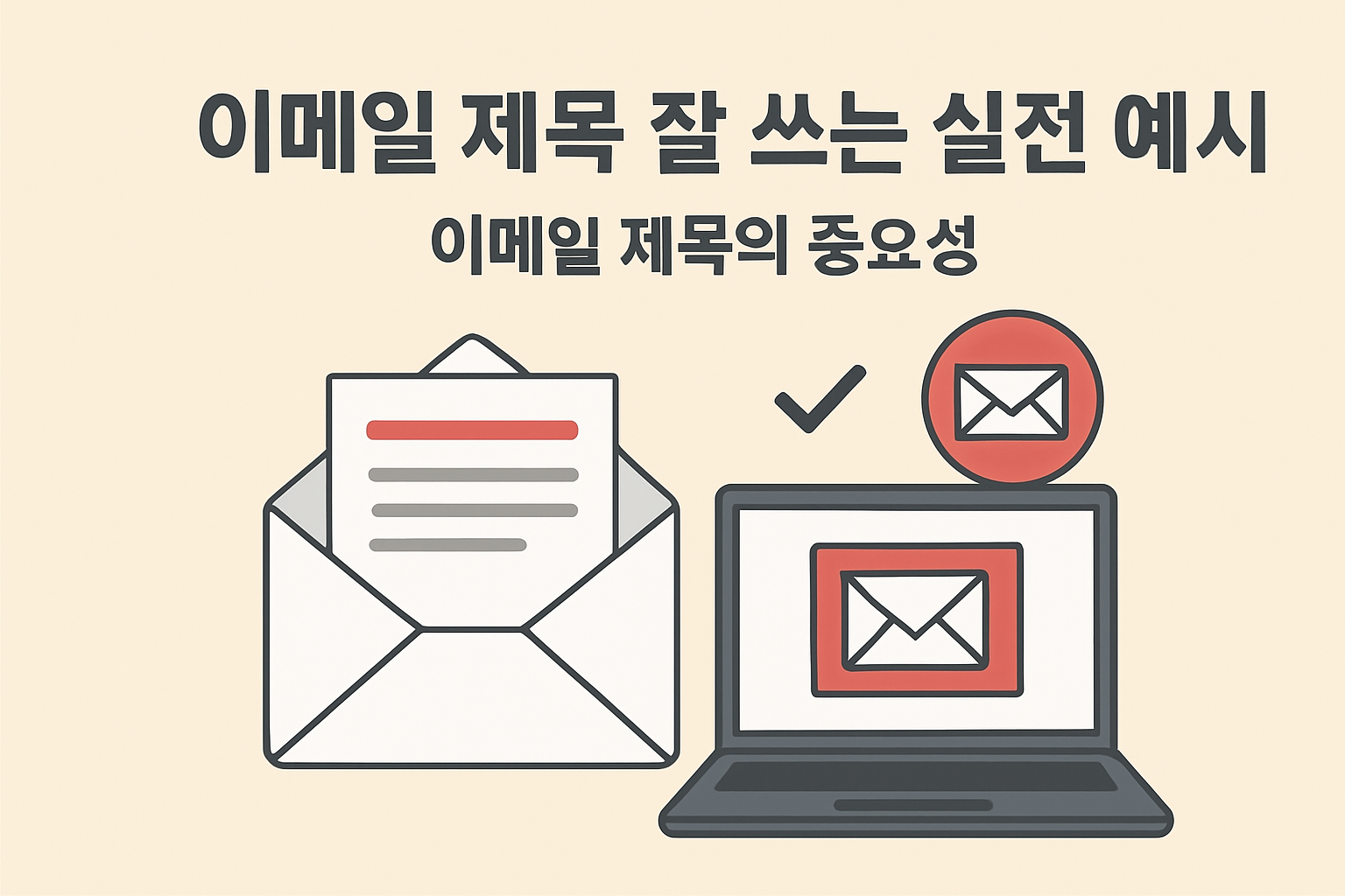 이메일 제목 잘 쓰는 실전 예시