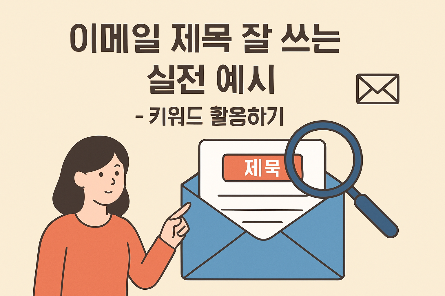 이메일 제목 잘 쓰는 실전 예시