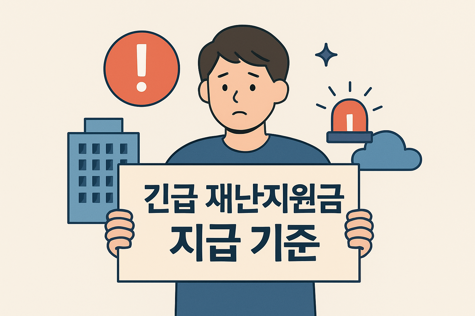 긴급 재난지원금 지급 기준 이미지