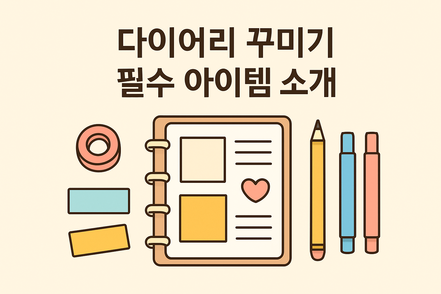 다이어리 꾸미기