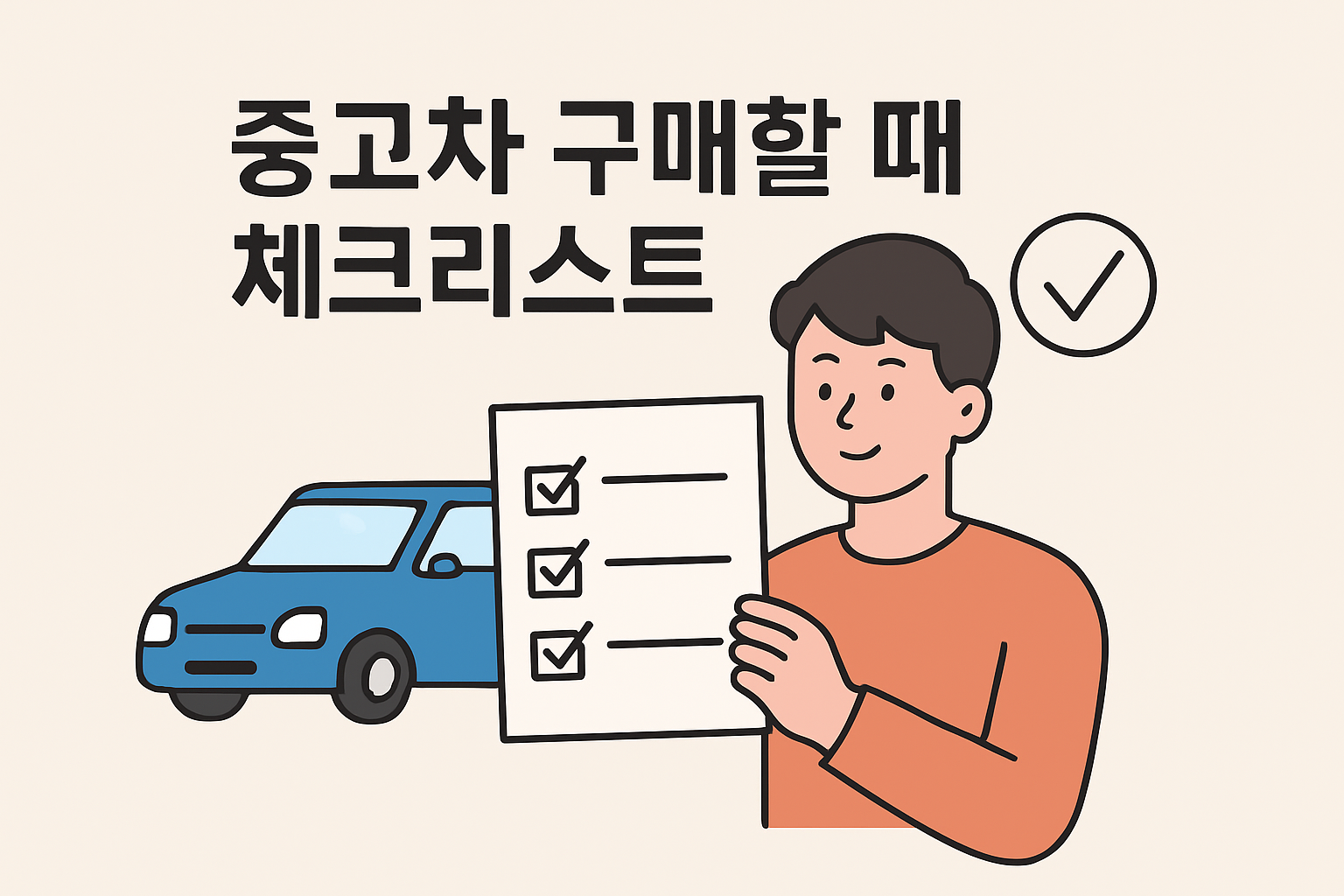중고차 구매할 때 체크리스트