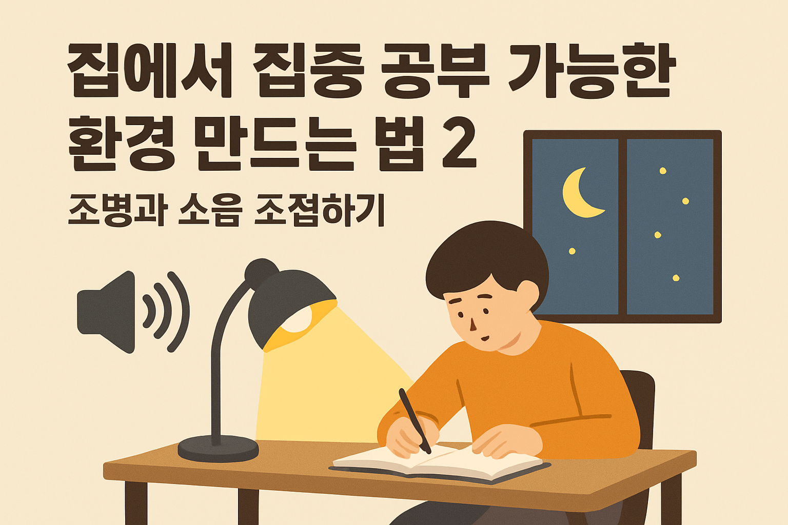 집에서 집중 공부 가능한 환경 만드는 법