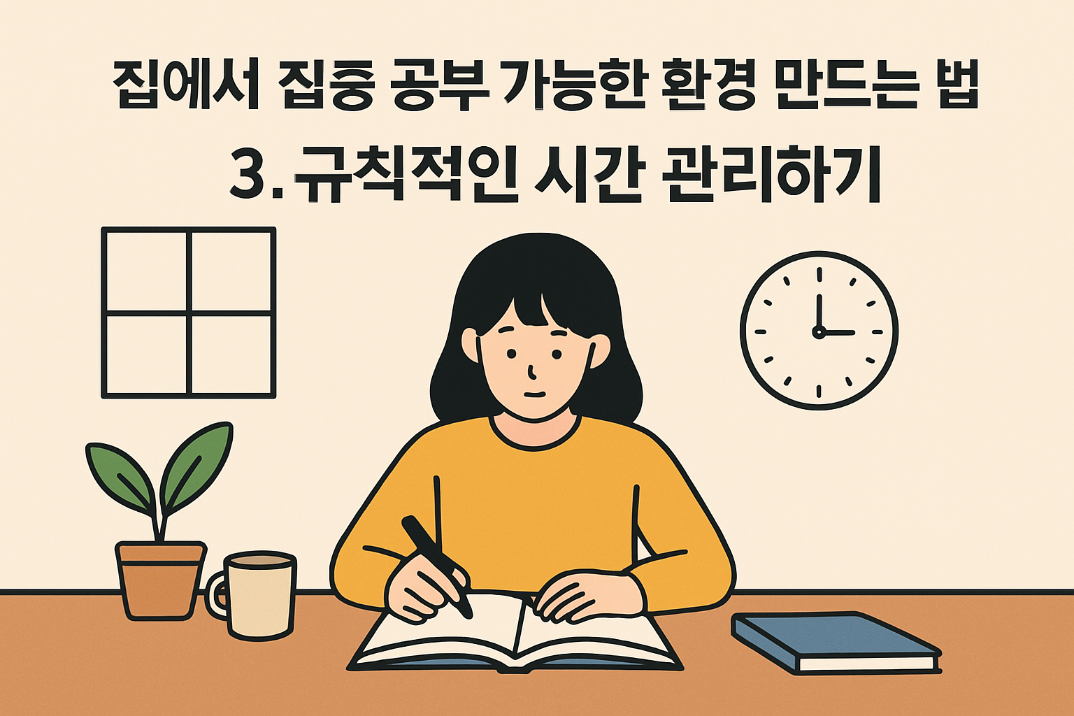 집에서 집중 공부 가능한 환경 만드는 법