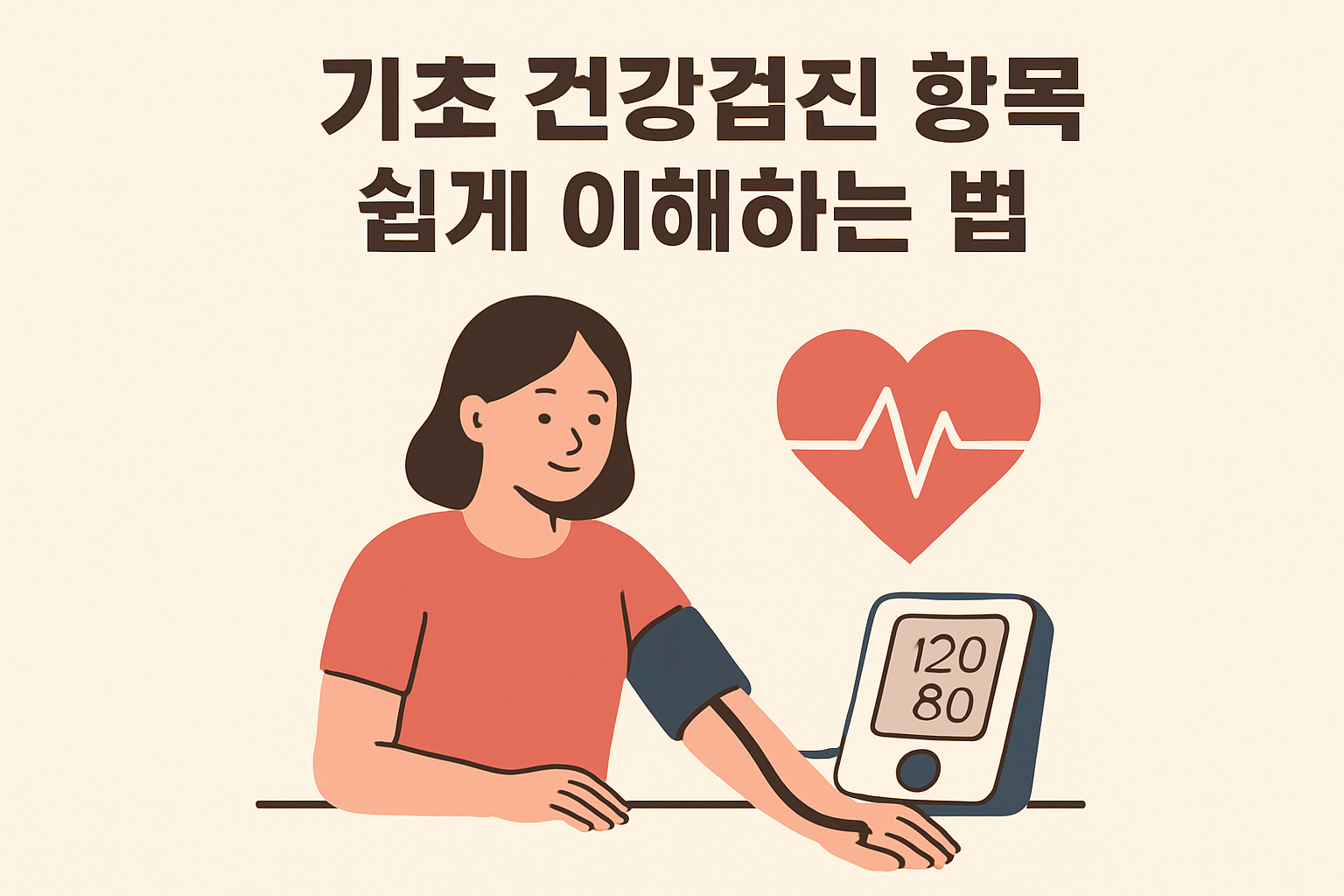 기초 건강검진 항목 쉽게 이해하는법