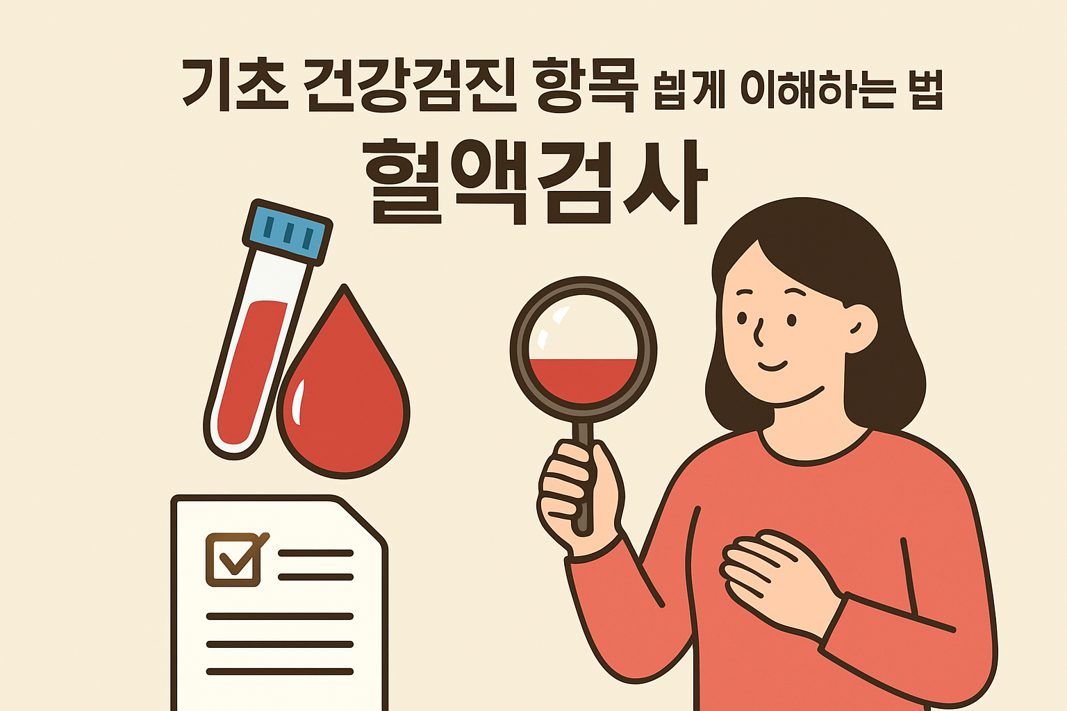 기초 건강검진 항목 쉽게 이해하는법