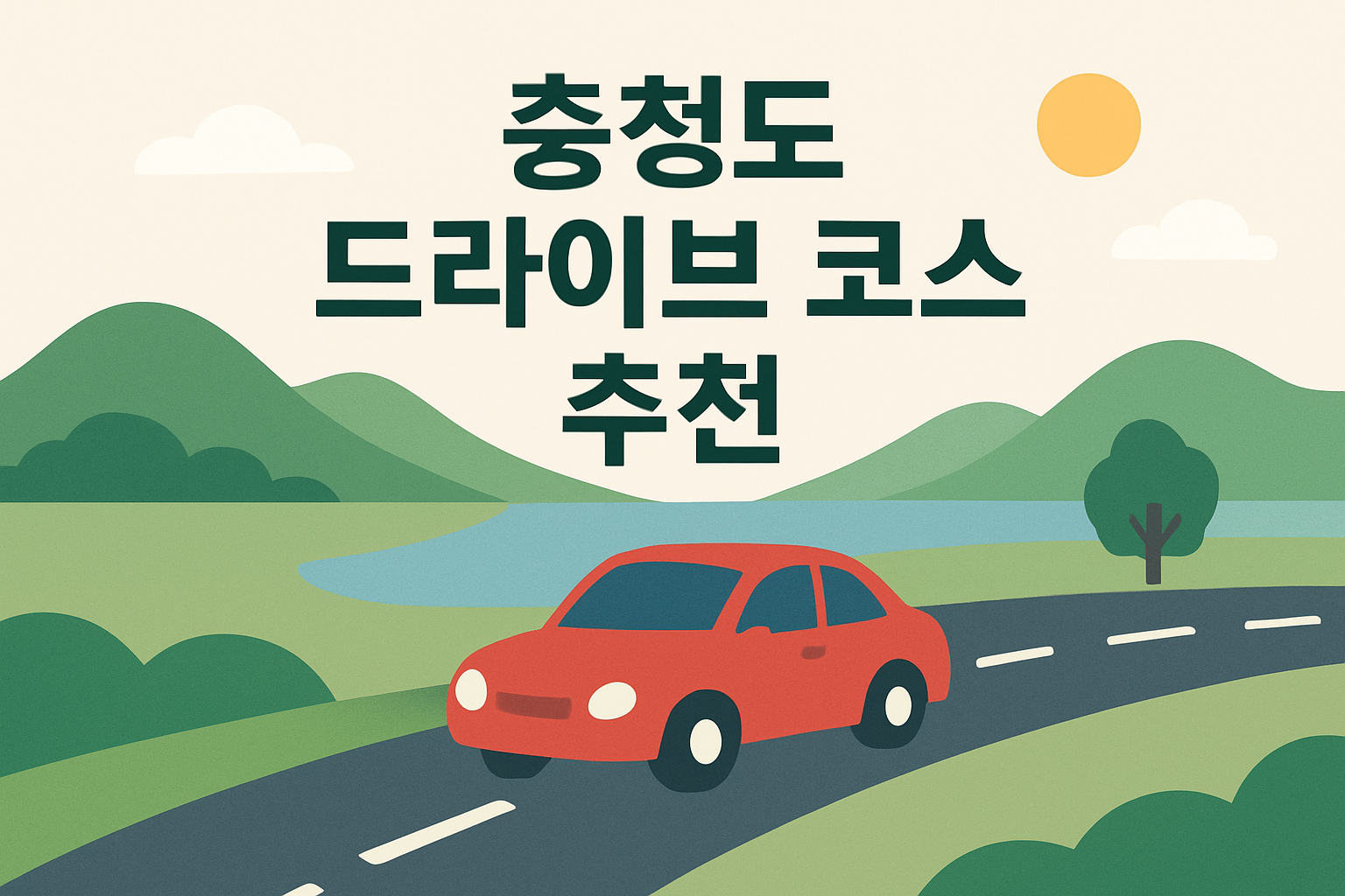 충청도 드라이브 코스 추천 이미지