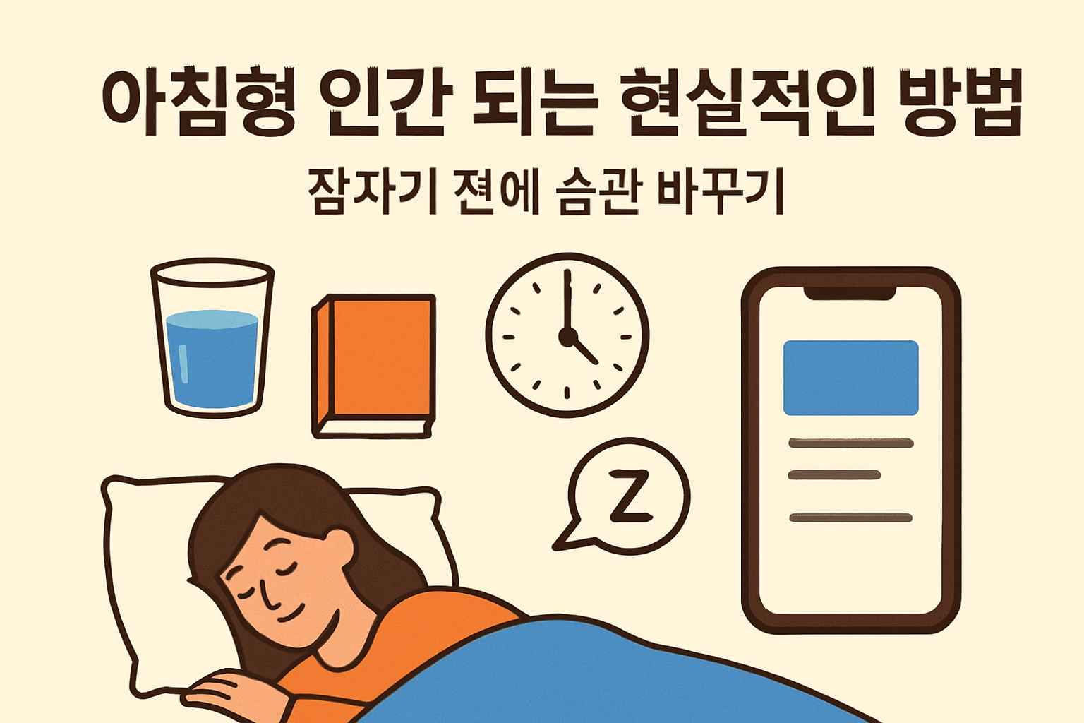 아침형 인간 되는 현실적인 방법