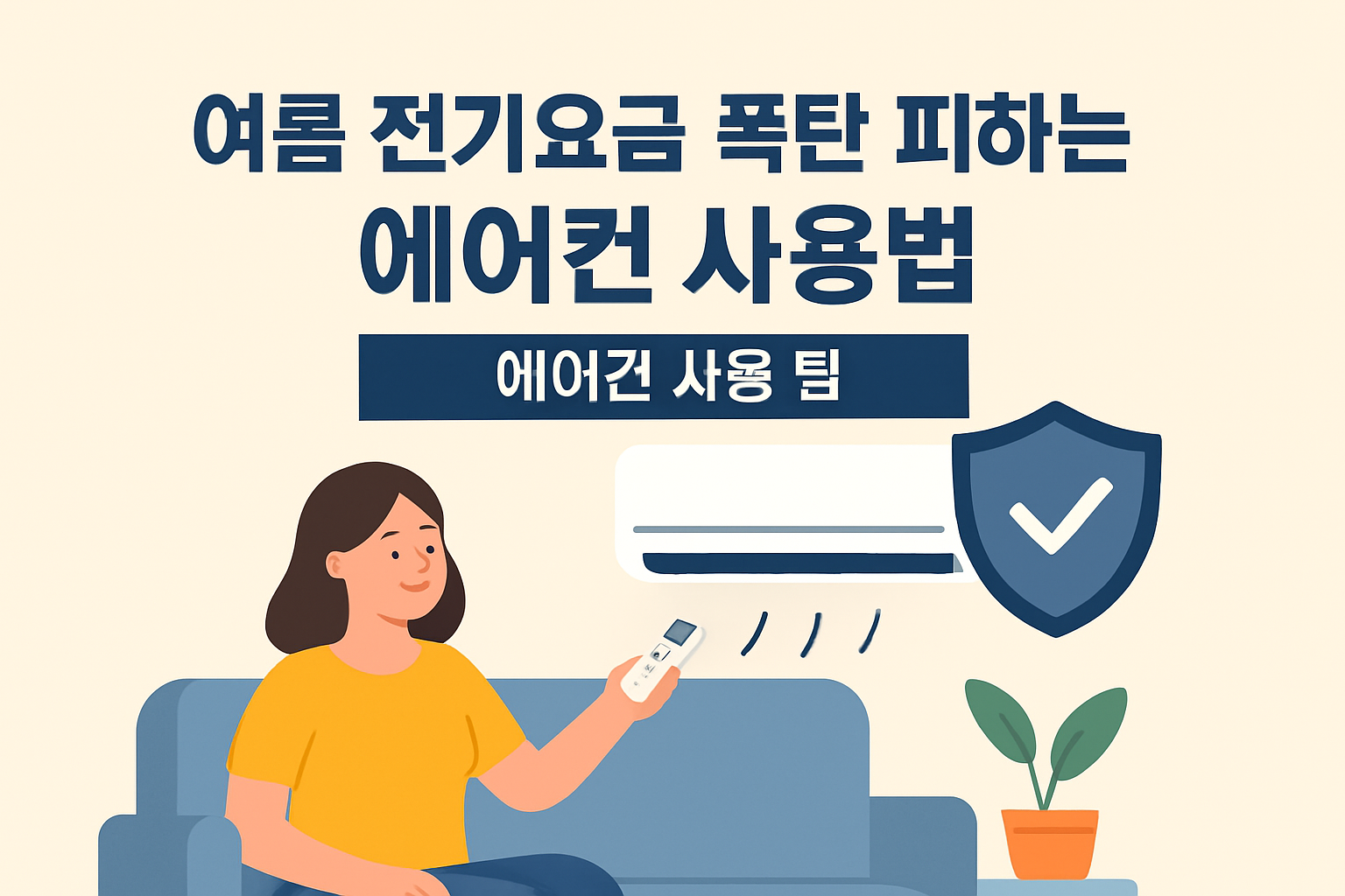 여름 전기요금 폭탄 피하는 에어컨 사용법