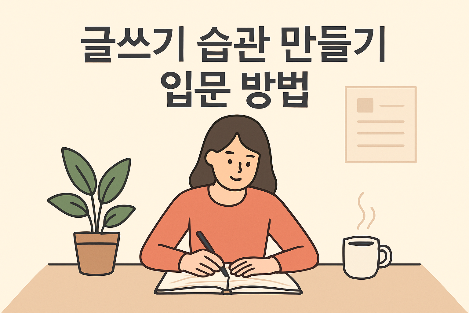 글쓰기 습관 만들기 입문 방법 이미지