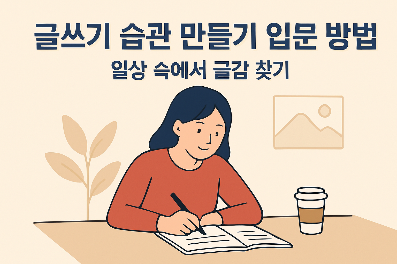 글쓰기 습관 만들기 입문 방법