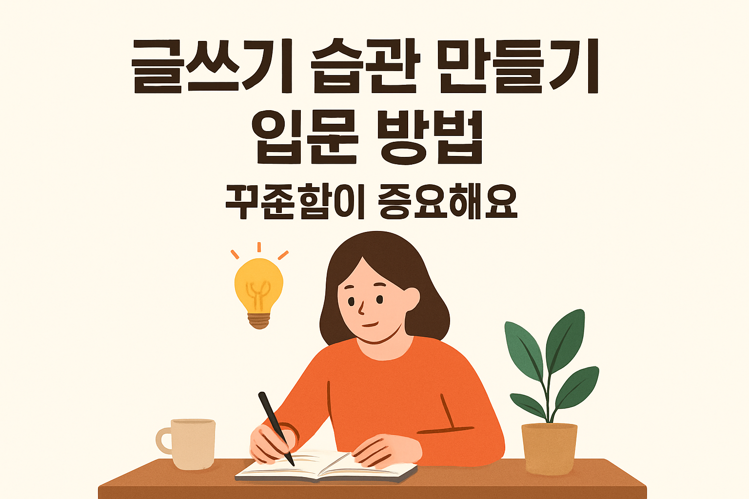 글쓰기 습관 만들기 입문 방법