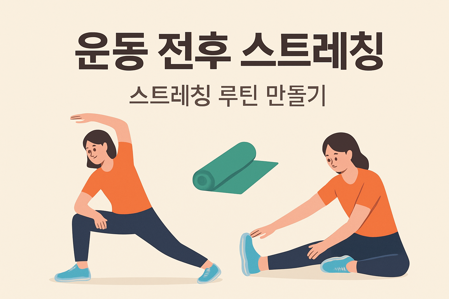 운동 전후 스트레칭